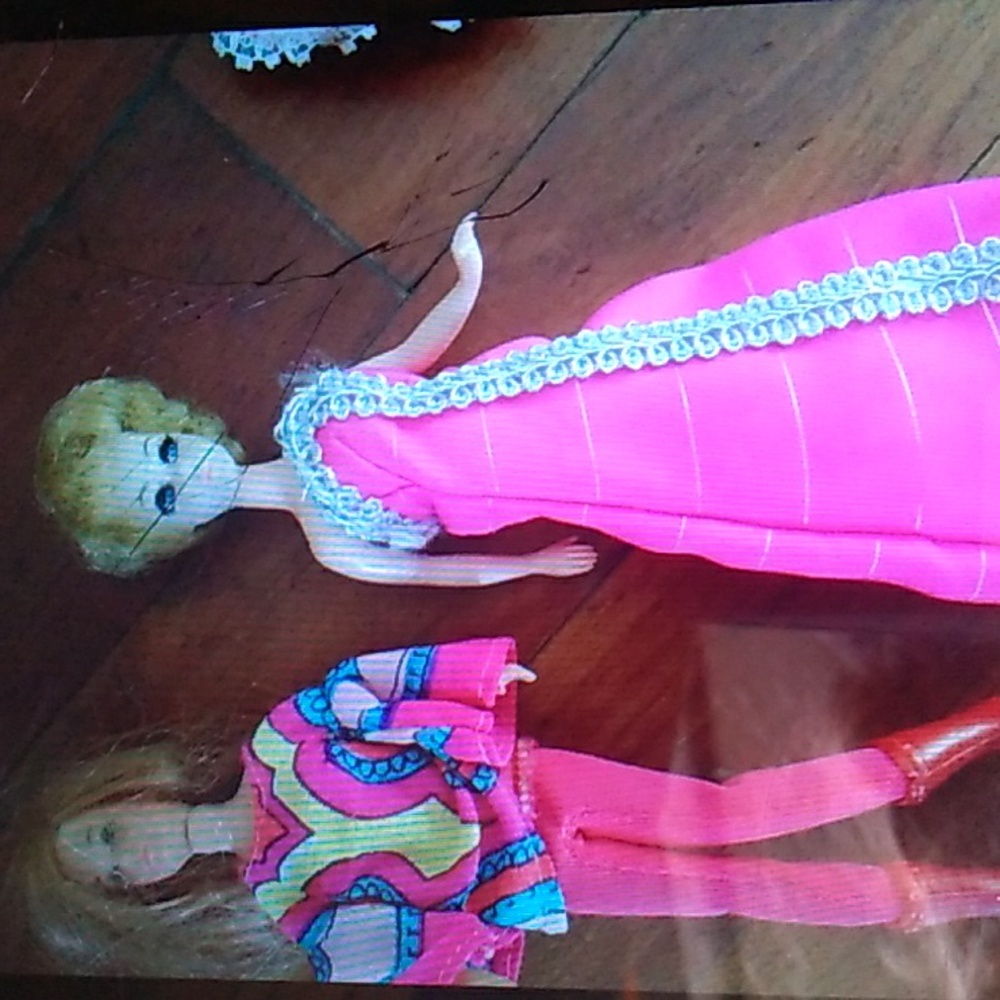 ♥️Vintage Dawn and Her Friends Doll Case w/2 Dolls, 3 stands Clothes & Acc.